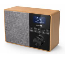 Philips TAR5505/10 hnědá / Rádio / FM / DAB+ / BT / 5W repro