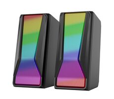 Marvo SG-274 černá / Reproduktory / 2.0 / 6W / podsvícení / Bluetooth 5.0 / 3.5mm / USB-A