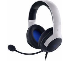 Razer Kaira X pro PlayStation bílá / Herní sluchátka s mikrofonem / 3.5mm jack / 1.3m