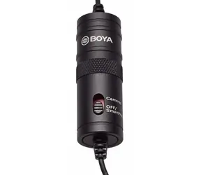 Boya BY-M1 černá / Klopový mikrofon / TRRS  / doprodej