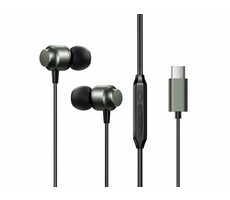 Joyroom JR-EC06 šedá / Sluchátka / mikrofon / 1.2m / USB-C