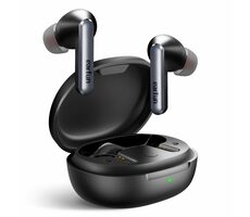 EarFun Air S černá / bezdrátová sluchátka / mikrofon / Bluetooth 5.2 / IPX5 / výdrž až 30 h
