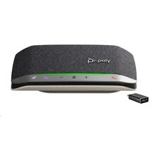 Poly Sync 20+ (MS Teams) černá / Konferenční reproduktor / BT adaptér / Bluetooth / USB-A/C
