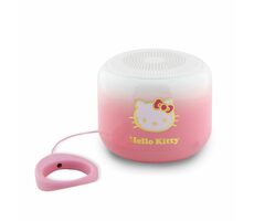 Hello Kitty Mini Speaker Kitty Head Logo růžová / Bluetooth reproduktor / výdrž až 7 hod. / IPX4 / USB-C 