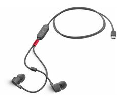 Lenovo Go USB-C ANC šedá / špuntová sluchátka / mikrofon / USB-C / ANC