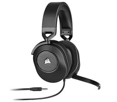 Corsair HS65 Surround černá / Herní sluchátka / mikrofon / 7.1 prostorový zvuk / 3.5mm Jack + USB-A