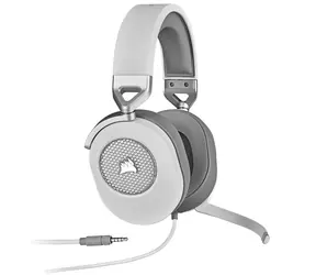 Corsair HS65 Surround bílá / Herní sluchátka / mikrofon / 7.1 prostorový zvuk / 3.5mm Jack + USB-A
