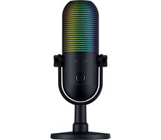 Razer Seiren V3 Chroma černá / Stolní mikrofon / RGB / USB-C