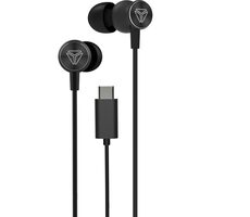 YENKEE YHP 505BK USB-C černá / Sluchátka / mikrofon / USB-C / 1.2m 