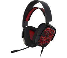 YENKEE YHP 3040 Vector černá / Herní sluchátka / mikrofon / 3.5mm jack / USB-C / 2.1m