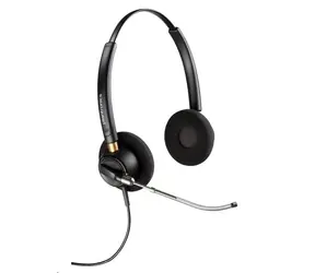 Poly EncorePro 520V černá / Náhlavní souprava / mikrofon / dvě sluchátka / 3.5mm jack