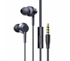 Baseus Encok HZ11 černá / sluchátka s mikrofonem / ovládácí tlačítko / 3.5mm jack / 1.2 m