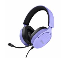 Trust Gaming GXT 489P Fayzo fialová / Herní sluchátka / mikrofon / 3.5mm jack