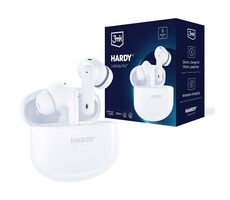 3mk HARDY LifePods Pro bílá / Bezdrátová sluchátka s mikrofonem / Bluetooth 5.3 