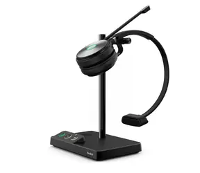 Yealink WH62 Mono černá / Bezdrátové sluchátko s mikrofonem / pro IP telefony Yealink / základna / DECT