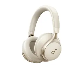 Anker Soundcore Space One béžová / Bezdrátová sluchátka / BT 5.3 / mikrofon / redukce šumu / výdrž 40 h