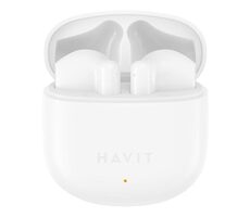 Havit TW976 bílá / Bezdrátová sluchátka / Bluetooth 5.3 / nabíjecí pouzdro / až 5 h