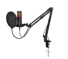 KRUX Edis 3000 černá / Mikrofon s ramenem / kardioid / USB