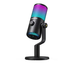 Maono DM30RGB černá / Herní mikrofon / kardioid / USB