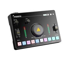 Maono AMC2 černá / Zvukový mixér a zvuková karta / XLR / USB-C / 3.5mm jack / BT 4.2