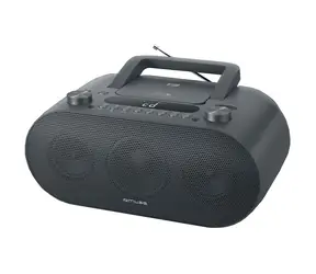 Muse M-35 BT černá / Přenosné rádio / FM / PLL / CD / USB / Bluetooth / AUX 