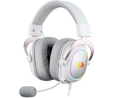 Redragon H510 Zeus X RGB bílá / Herní sluchátka / mikrofon / USB