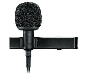 Shure MLV černá / Klopový mikrofon / 3.5mm jack / 1.1 m kabel