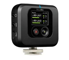 Shure MoveMic MV-R Z6 černá / Přijímač pro mikrofony MoveMic / IPX4
