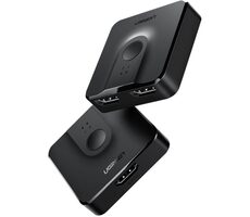 UGREEN CM217 HDMI Switch 2v1 černá / 2x HDMI 
