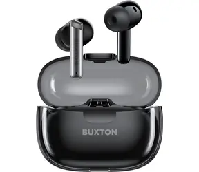 Buxton BTW 3800 černá / Bezdrátová sluchátka / mikrofon / IPX6 / hlasoví asistenti / Bluetooth 5.3