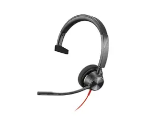 Poly Blackwire 3310 (MS Teams) černá / Náhlavní souprava / mikrofon / jedno sluchátko / USB-C/A