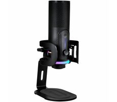 Streamplify MIC PRO černá / Stolní mikrofon / kondenzátorový / RGB / USB