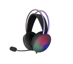White Shark GH-2342 FIREFLY černá / Herní Headset / 2.1m / 2 x 3.5mm + USB / RGB / PC & Mac & Xbox & PS4/PS5