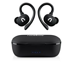 Niceboy HIVE Airsport 3 PRO černá / Bezdrátová sluchátka / mikrofon / Bluetooth 5.4 / IPX5