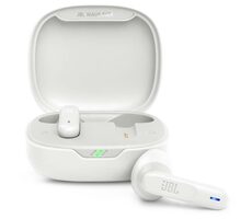 JBL Wave Flex bílá / Bezdrátová sluchátka / mikrofon / BT 5.2 / IPX2