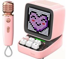 Divoom DitooMic růžová / Přenosný reproduktor / 15W / Bluetooth 5.0 / RGB 