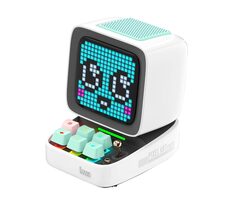 Divoom Dito Pro bílá / Přenosný reproduktor / 15W / Bluetooth 5.0 / RGB 