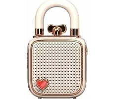 Divoom LoveLock růžová / Přenosný reproduktor / 5W / Bluetooth 5.0 / GRP