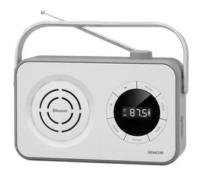 SENCOR SRD 3200W bílá / Radiopřijímač / FM / BT