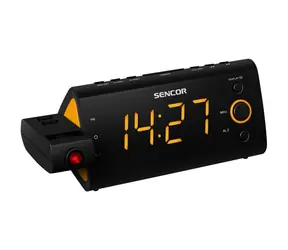 SENCOR SRC 330 OR černá / Radiobudík projekční / PLL FM 