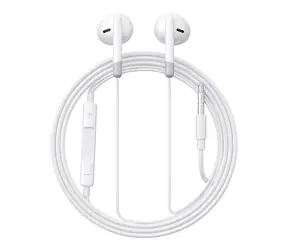Joyroom JR-EW01 bílá / Sluchátka do uší / 3.5mm jack / 1.2m 