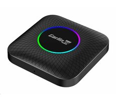 Carlinkit TBOX PLUS LED / bezdrátový adaptér do auta / CarPlay / Android Auto / Bluetooth / 64 GB / USB-C / MicroSD 