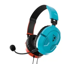 Turtle Beach RECON 50 červeno-modrá / herní sluchátka / 40mm měniče / 3.5 mm jack / mikrofon / ovladač hlasitosti