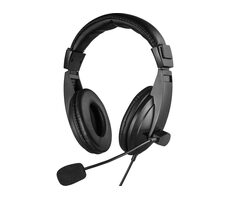 Sandberg Saver Mini Jack Large černá / Sluchátka s mikrofonem / ovladač hlasitosti / 3.5mm jack / 2.5m