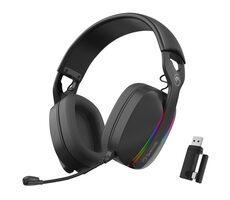 Marvo HG9086W Pulz černá / Bezdrátová herní sluchátka s mikrofonem / BT 5.3 / 3.5 mm jack + USB / RGB