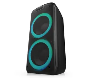 Niceboy PARTY Boss 2 černá / Párty reproduktor / 200 W / 3.5 mm jack / USB / microSD / BT 5.0
