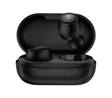 QCY T27 černá / Bezdrátová sluchátka / mikrofon / Bluetooth 5.3 / IPX4 / s dobíjecím boxem