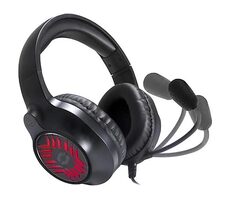TYRON RGB Stereo Gaming Headset černá / herní sluchátka / mikrofon / RGB / 3.5mm jack / 1.8m
