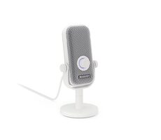 Endorfy Solum Voice S Onyx bílá / stolní mikrofon / pop-up filtr / RGB podsvícení / USB-C