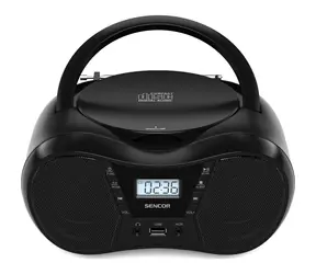 SENCOR SPT 2300 BK černá / rádio / FM / Bluetooth / CD / USB / AUX
